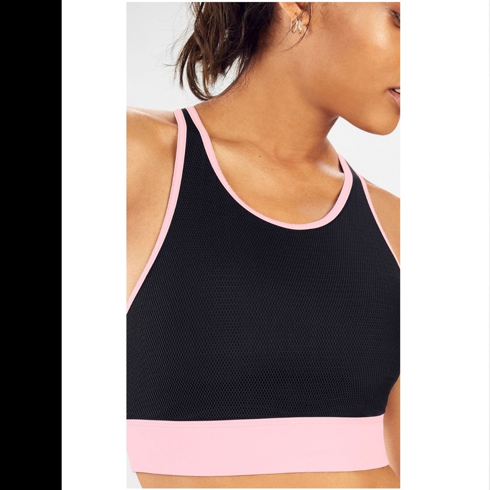 NWT Fabletics Ella high impact black sports bra - Picture 3 of 6